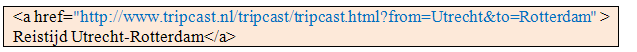 HTML example